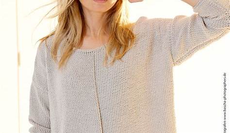 Beispiel für Pullover stricken mit Dreiviertelarm | Pullover stricken