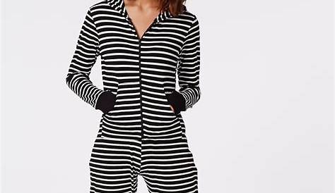 Centuryestar Women's Cotton Sleepsuit Sleepwear Loose Pyjamas Zebra