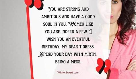68 Happy Birthday To A Strong Woman Wishes Who Inspire Us