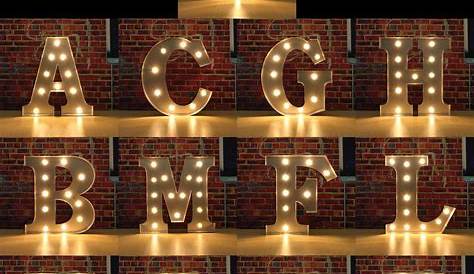 Decor Spring Marquee Letters