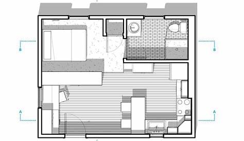studio floor plans 400 sq ft - Google Search | Tiny home | Pinterest