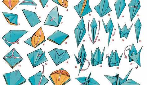Origami: Faltanleitung für ein Herz | Lalluna