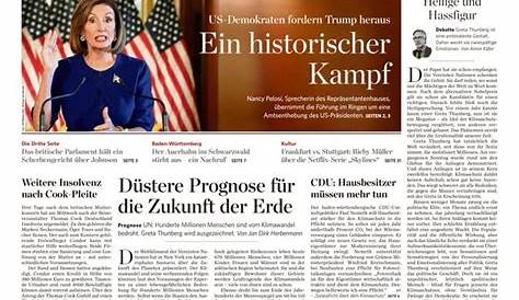 Stuttgarter Zeitung vom 26.09.2019 – als ePaper im iKiosk lesen