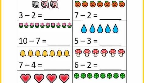 Subtraction Within 10 Worksheets