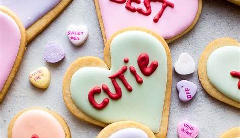 Sugar Cookie Decorations For Valentine& 39 Kishmish Kitchen Decorated Valentine's Day Hearts