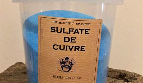 Sulfate De Cuivre Avantages, Effets Secondaires, Dosage