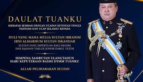 Birthday of the Sultan of Johor 2023 in Malaysia