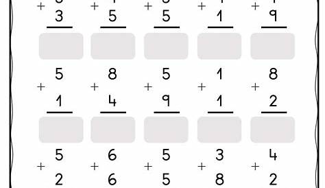 Sumas de una cifra | Matemáticas de primer grado, Imagenes educativas