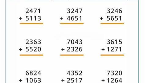 Fichas De Primaria: Sumas Y Restas 654