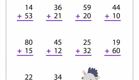Repaso de sumas hasta 4 cifras con y sin llevada - Orientacion Andujar