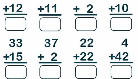 Sumas con tabla 2 cifras