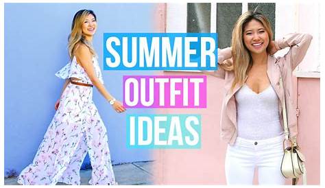 Summer Fashion Lookbook 2016! 5 Outfit Ideas! YouTube