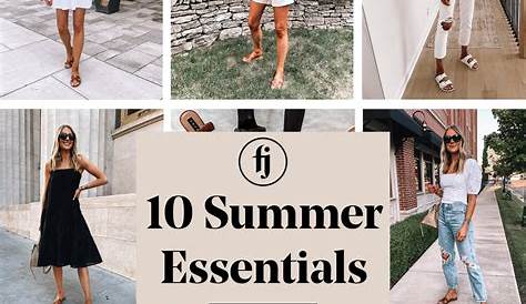 Summer Essentials 10 Basics to Have in Your Wardrobe Natalie Yerger