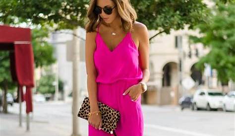 Blair Jumpsuit InSeason Styles Top Culture Boutique Hot pink