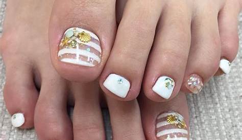 Summer White Toe Nail Designs 11 Of The Prettiest The Glossychic