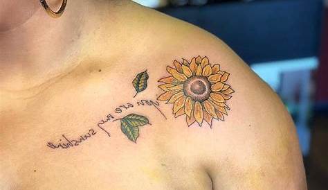 45 Simple Unique Sunflower Tattoo Ideas For Woman - Page 8 of 45