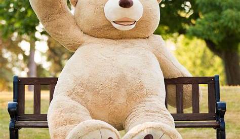 47 inch Super Large Teddy Bear Plush Bear with Clothesat EVToys.com