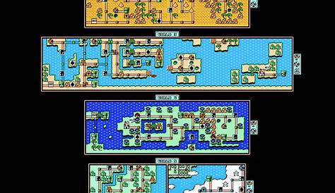 Super Mario Bros. 3 Level 08 Fortress Solution Map for NES by Mike