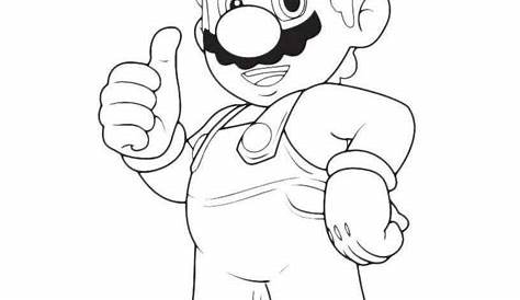 Super Mario Da Colorare E Stampare