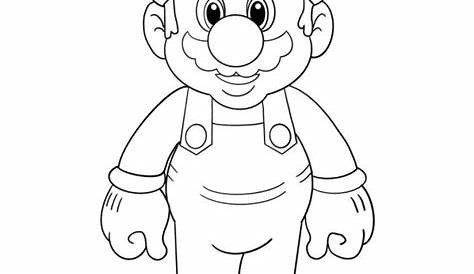 Mario Bros da Colorare - Disegni per Bambini da Stampare