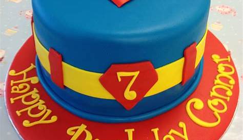 Superman cake | Superman cakes, Cake, Desserts