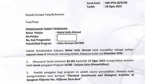 9 Contoh Surat Resmi Yang Baik & Benar Sesuai EYD | Sekolah menengah