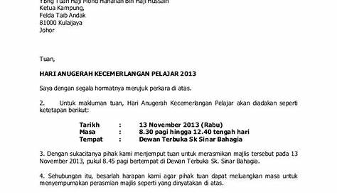 Surat Jemputan Program Doc - letter.7saudara.com