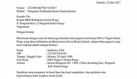 Contoh Surat Makluman Kepada Jabatan : Panduan Surat Sokongan Ketua