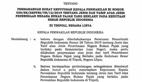 Contoh Surat Keputusan Pengangkatan Kepala Cabang - Delinewstv