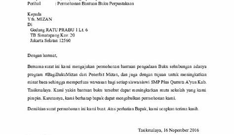 25+ Contoh Surat Permohonan Resmi Terbaru & Lengkap - Contoh Surat