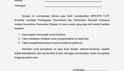 Contoh Surat Keterangan Tidak Memiliki Penghasilan - Surat Keterangan