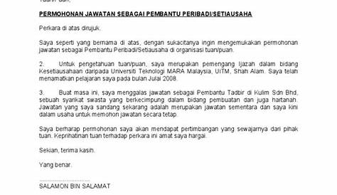 Contoh Surat Rekomendasi Kerja Dari Kepala Puskesmas - Surat Lamaran