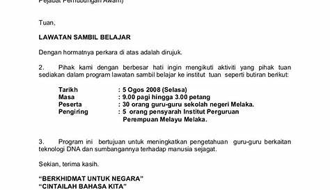 Contoh Surat Permohonan Pengunduran Diri Dari Jabatan Kepala Sekolah