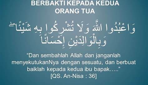 Surat Annisa Ayat 36