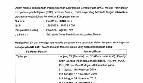 Info Sma Smk Kabupaten Boyolali Surat Perintah Tugas Pelatihan Osn Sma