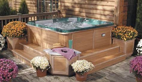 Hot tub surrounds ideas 8 luxurious indoor and outdoor hot tub