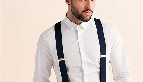 Suspenders For Big Boys Mens And Tall 2 Inch Wide NonElasticized ButtonEnd
