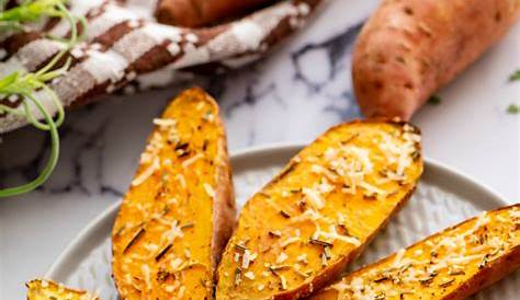 Garlic Parmesan Roasted Sweet Potato Recipe How to Roast Sweet Potato