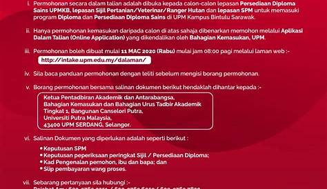 Syarat Kemasukan UPM Lepasan SPM & STPM Untuk Program Ijazah Sarjana