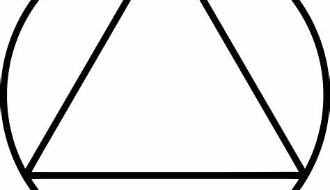 Der Kreis überschneidet das Dreieck - Welches Bild passt am besten?