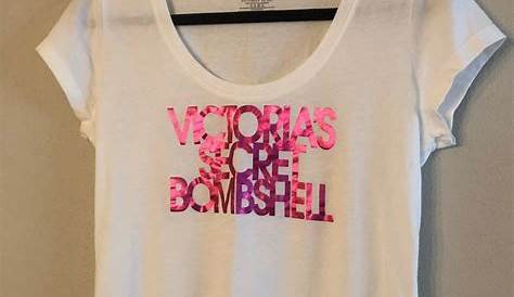 Victoria secret pink navy blue graphic t shirt size large Lettering is