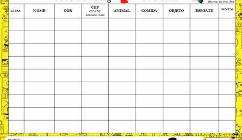 Temas Diferentes Para Jogar Stop / Como Jogar Stop Adedonha Online Com