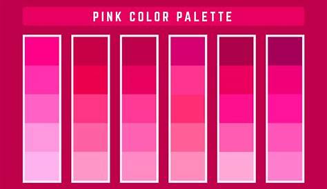 Gama de tonos rosas | Paletas de cores roxas, Paleta de cores rosa