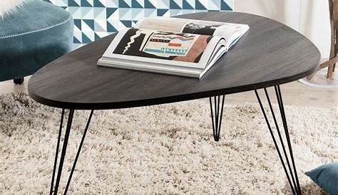 Table Basse Galet Noir Design e