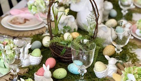 Table Decorating Ideas For Spring Or Easter