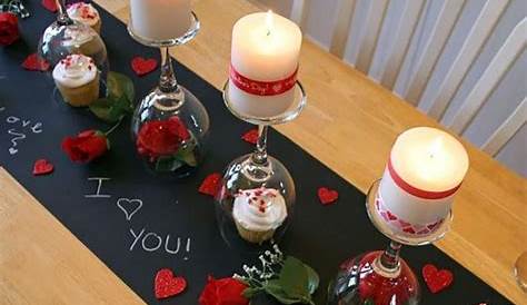 Table Decorations For Valentines Danceideas Valentine's Day Romantic Dining Decor Two Ideas 07