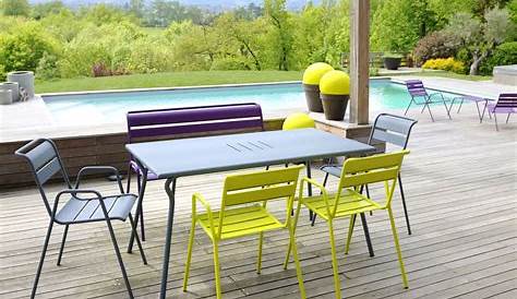 Table Monceau Fermob Castorama De Jardin XL 194 X 94 Cm 8 Personnes