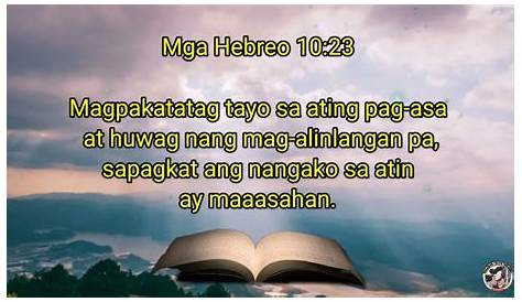 10 TAGALOG BIBLE VERSES TUNGKOL SA PAG-ASA || TAGALOG BIBLE VERSE - YouTube