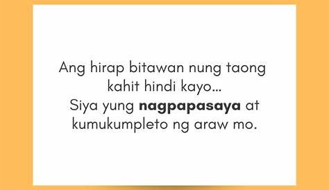 Cr. Patama lines | Hugot quotes, Tagalog quotes, Pinoy quotes
