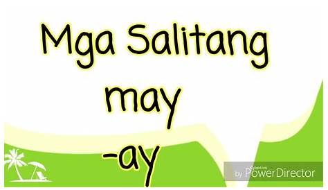 Pagbasa ng mga Salitang may -ig - YouTube